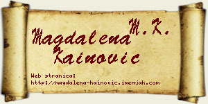 Magdalena Kainović vizit kartica
